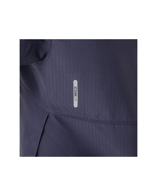 Asics Blue Nagino Run Adjustable Jacket
