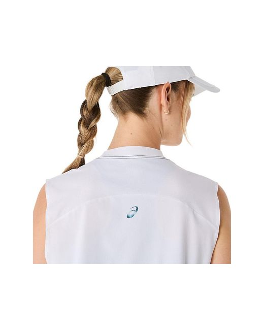Asics White A.P.C. X Crew Sleeveless Top