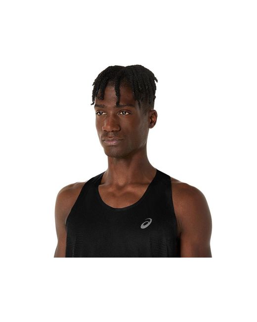 METARUN SINGLET Asics de hombre de color Black