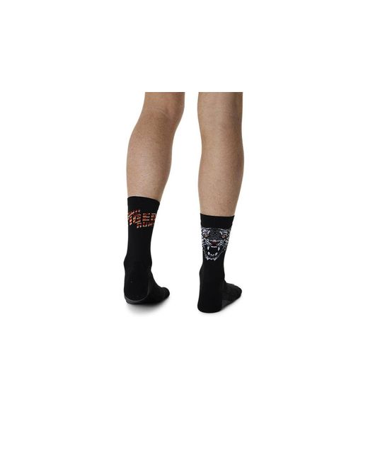 Asics Black Performance Run Sock Crew for men