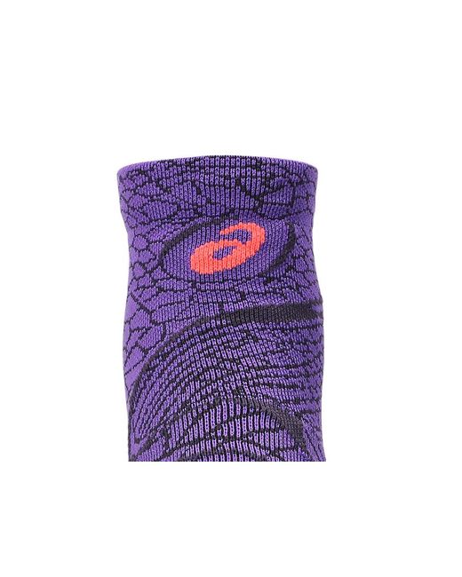 Asics Performance Run Quarter Sock in het Purple voor heren