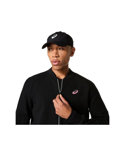 Asics Black Match Jacket Night Energy for men