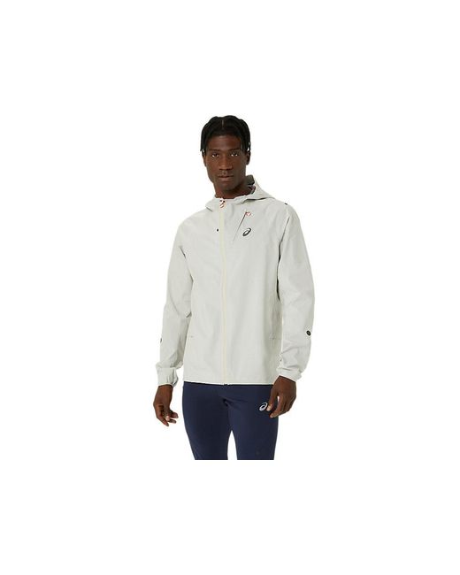 Asics Black Metarun Waterproof Jacket for men