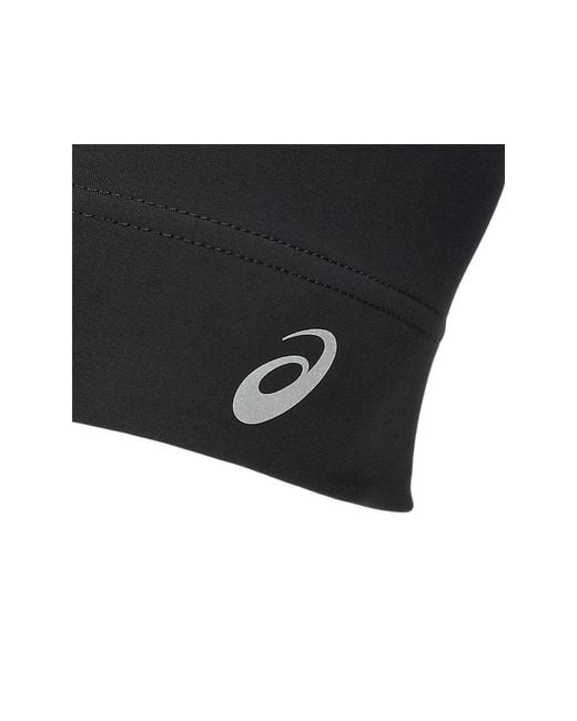 Asics Black Sport Logo Beanie for men