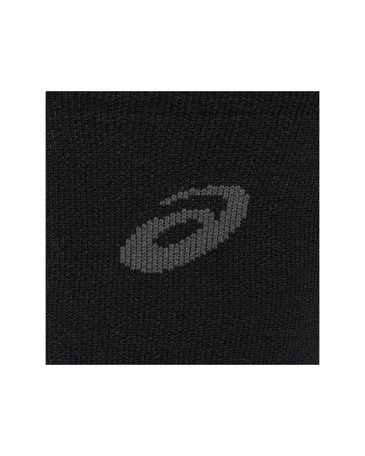 Asics Black Performance Run Sock Crew for men