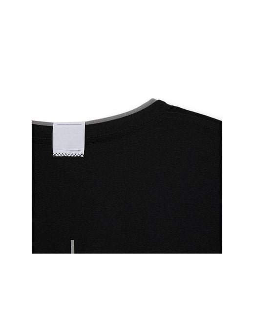 Asics Black Graphic Ls Tee for men