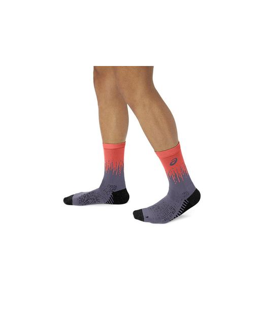 Asics Blue Performance Run Sock Crew for men