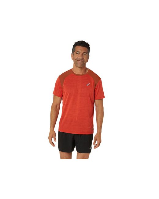 Asics Red Road Ss Top for men