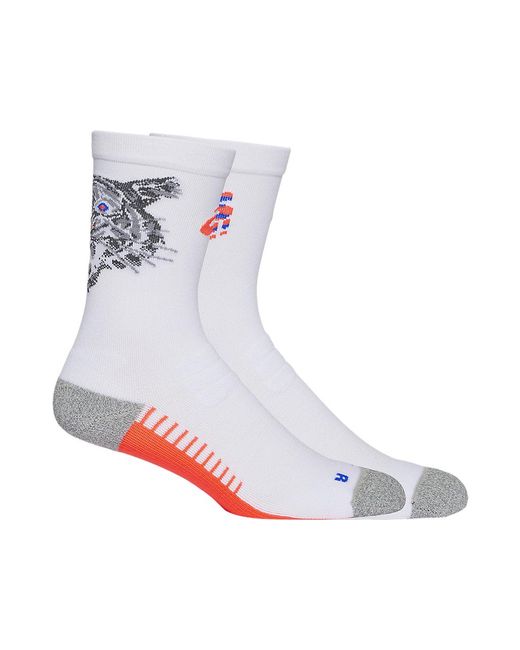 Asics Black Performance Run Sock Crew Paris for men