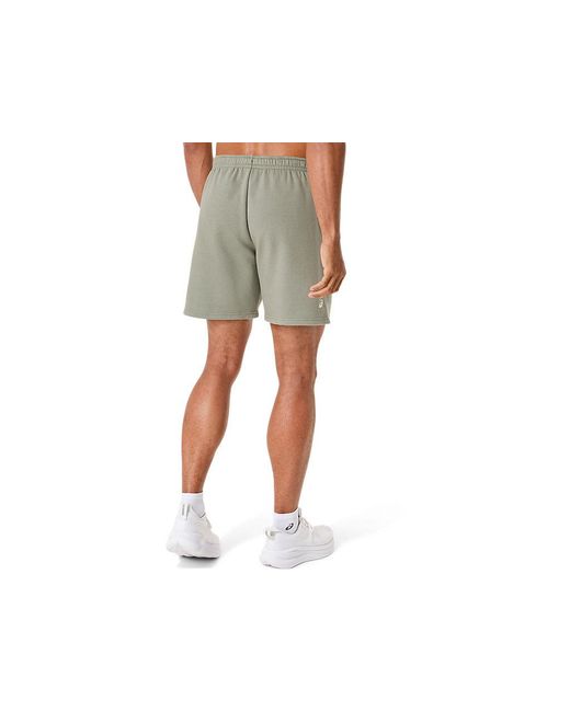 Asics Black Logo Fleece 7In Short for men
