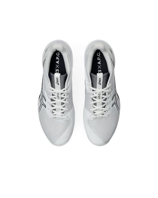 Asics White A.P.C X Solution Speed Ff 3 Clay for men