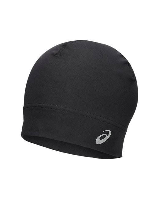 Asics Black Sport Logo Beanie for men