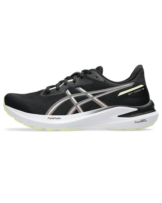 Asics Black Women's Gt-1000 13 Road Running Shoes