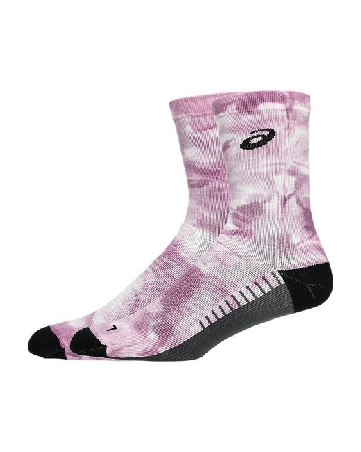 Asics Purple Performance Run Crew Sock for men