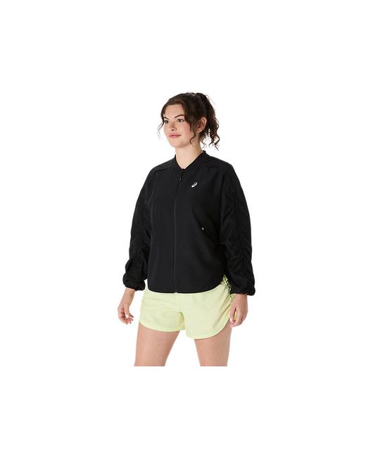 Asics Black Nagino Run Adjustable Jacket
