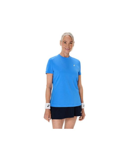 Asics Blue Court Ss Top