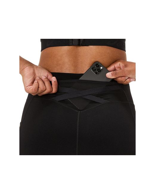 Asics Black Nagino Run Adjustable Tight