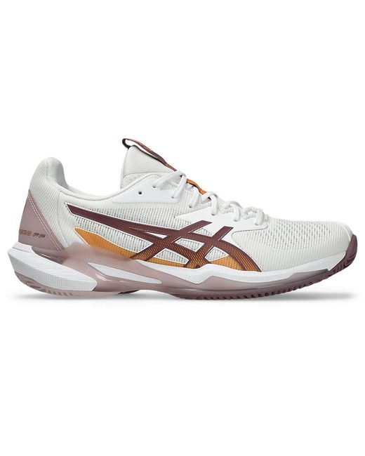 Asics White Solution Speed Ff3 Tennis Shoes