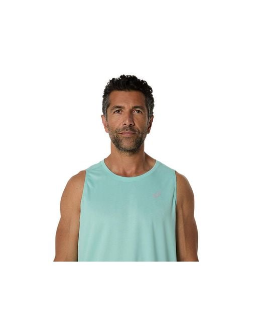 Asics Blue Core Singlet for men