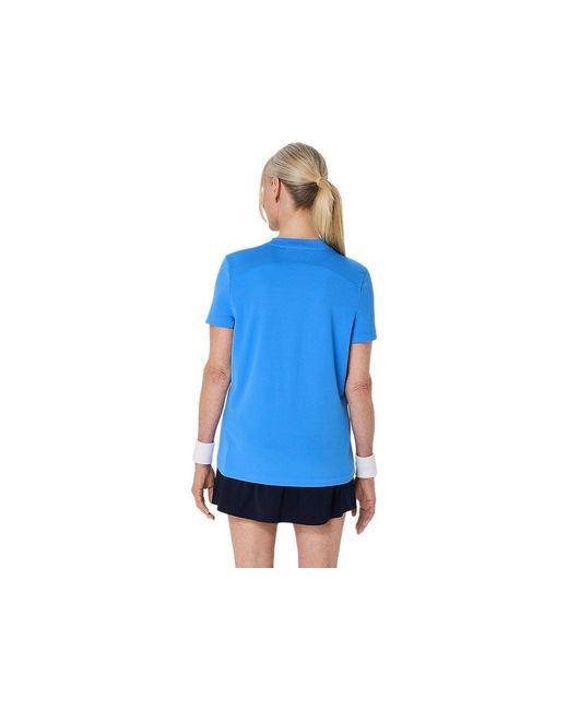 Asics Blue Court Ss Top