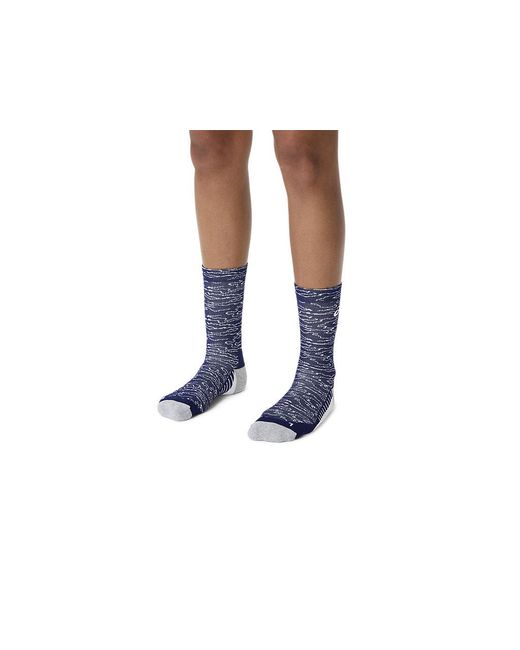 Asics Blue Performance Run Sock Crew for men