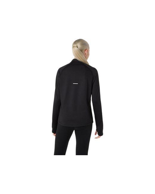Asics Black Sport Winter 1/2 Zip Top