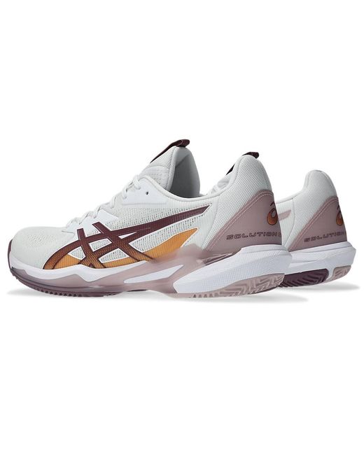 Asics White Solution Speed Ff3 Tennis Shoes