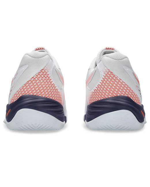 Asics White Sky Elite Flytefoam Mid Top 3 Volleyball Shoes for men