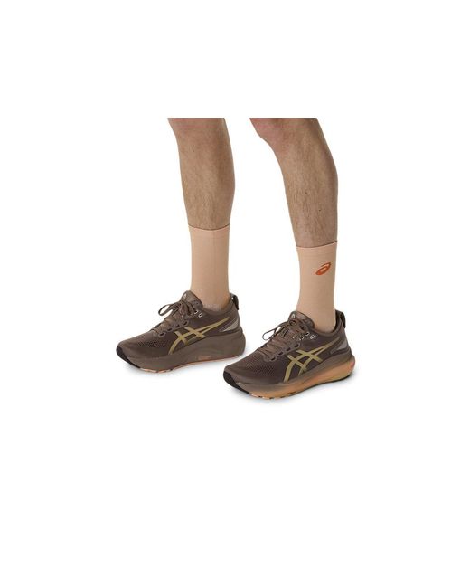 Asics Black Performance Run Sock Crew for men
