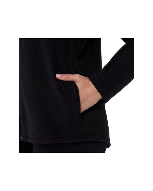 Asics Black Sport Winter Polar Fleece Jacket