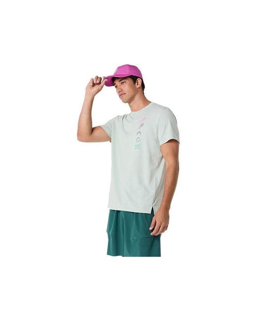 Asics Blue Game Seasonal Graphic Tee for men