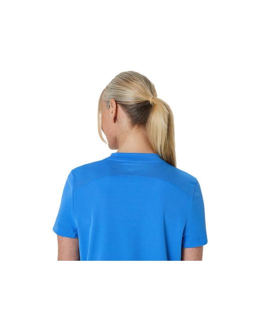 Asics Blue Court Ss Top