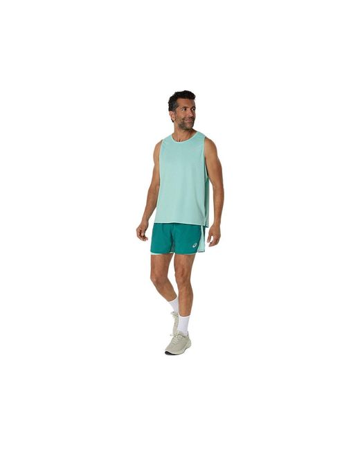 Asics Blue Core Singlet for men