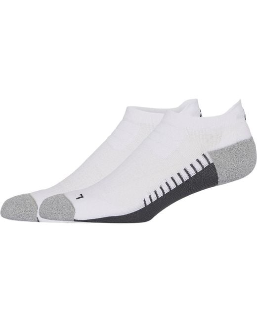 Asics White Performance Run Sock Ankle for men