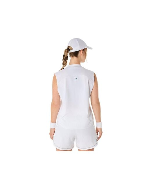 Asics White A.P.C. X Crew Sleeveless Top
