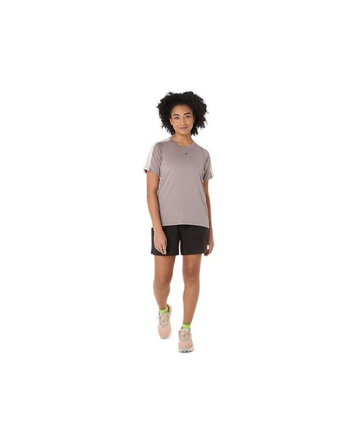 Asics Black Fujitrail Elite Ss Top