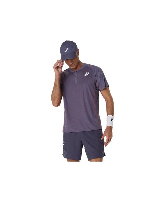 Asics Blue Match Actibreeze Polo-Shirt for men