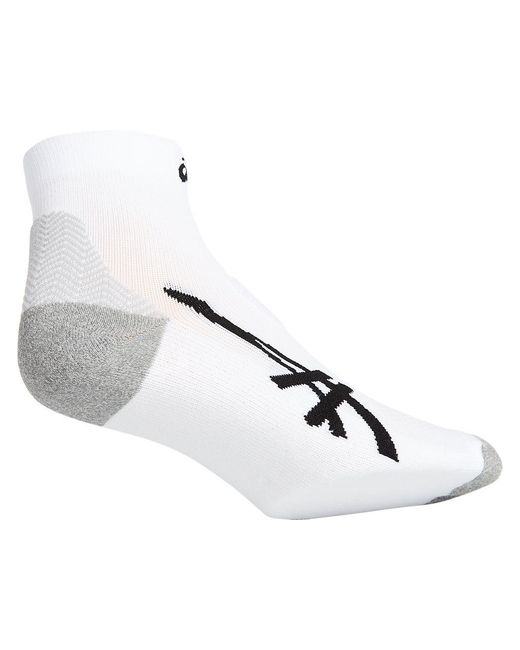 Asics Black Cushioning Quarter Sock for men