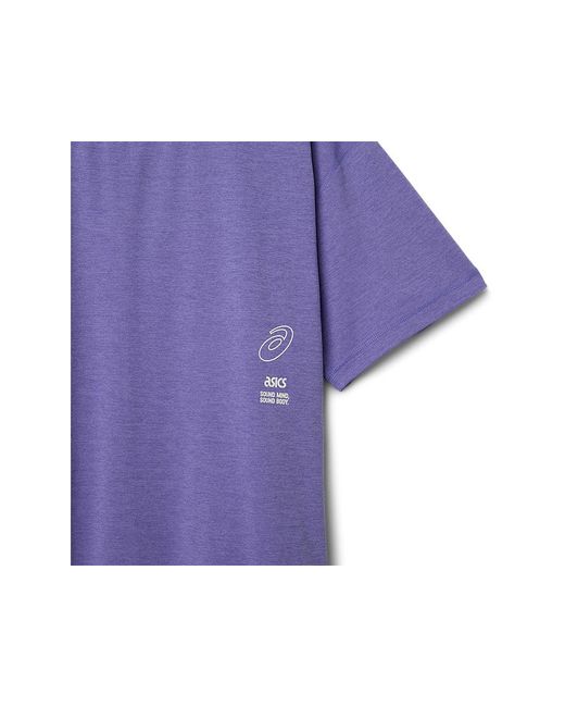 Asics Purple Graphic Tee for men