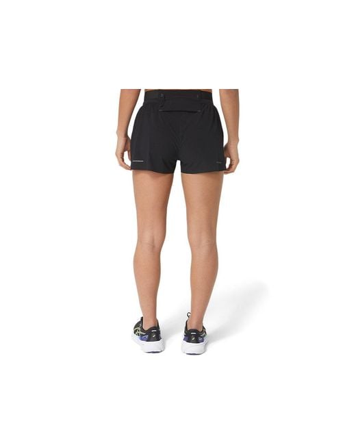 Asics Black Metarun Split Short