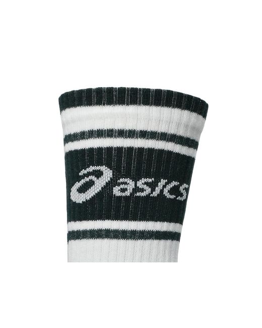Asics Black Aeg 3 Pack Logo Crew Sock for men