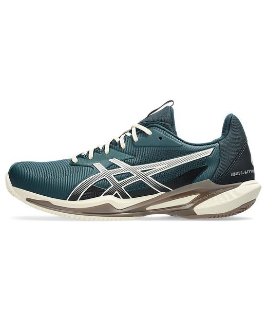 Asics Blue Solution Speed Flytefoam 3 Clay Tennis Shoes for men