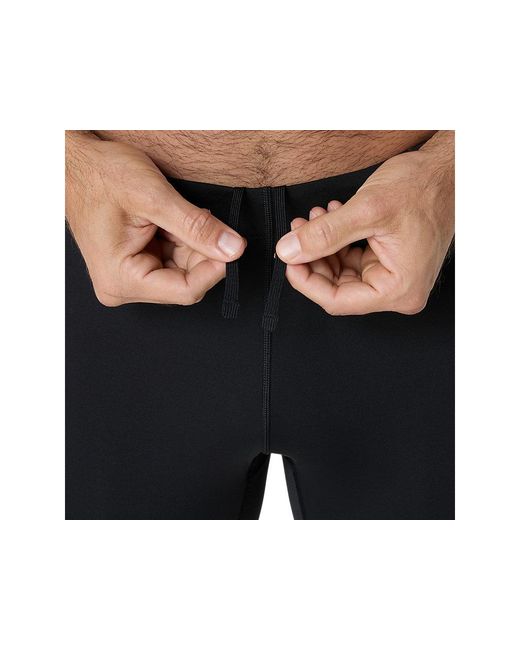 Asics Black Sport Run Kneetight for men