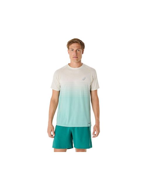 Asics Green Seamless Ss Top for men
