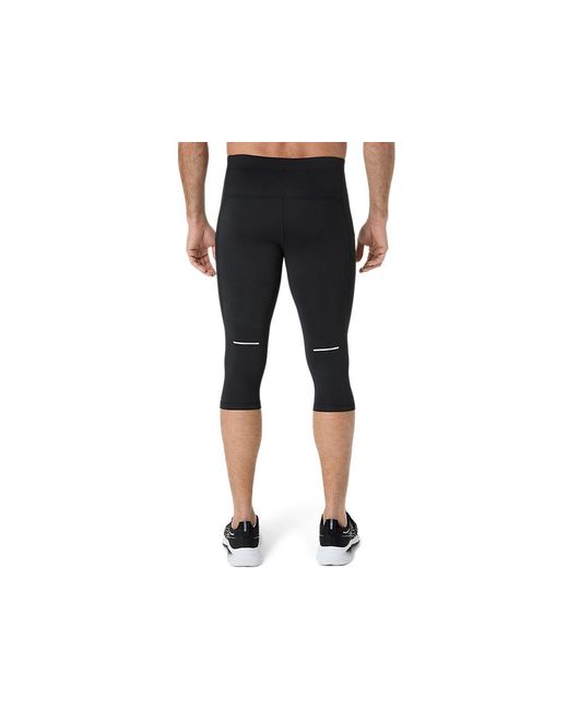 Asics Black Sport Run Kneetight for men