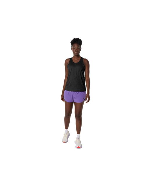 Asics Purple Metarun Split Short