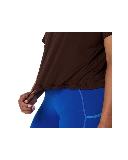 Asics Blue Nagino Flex Short Sleeve Top