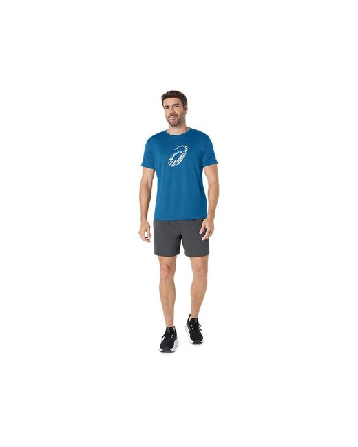 Asics Blue Sport Gpx Ss Top for men