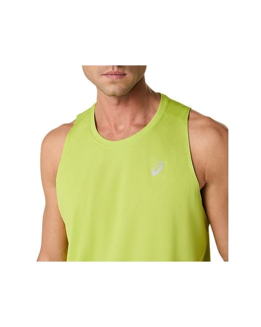 Asics Green Core Singlet for men
