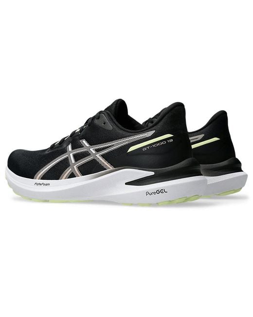 Asics Black Women's Gt-1000 13 Road Running Shoes